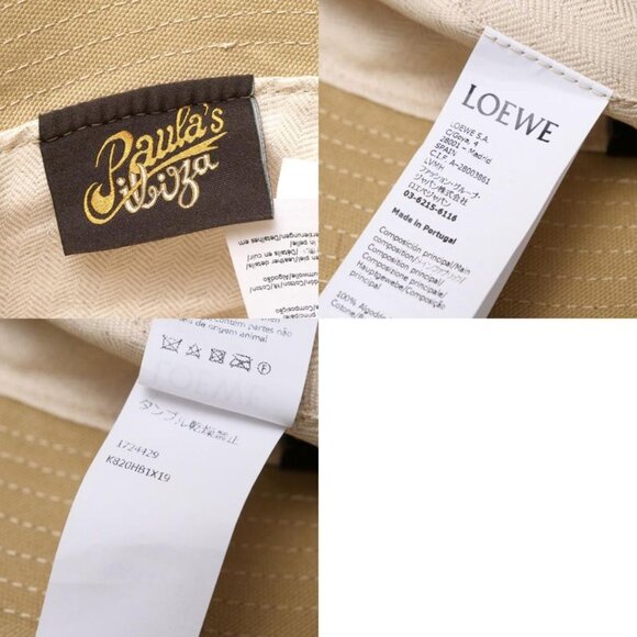 Loewe Hat Size 59 Paulas Ibiza Logo Bucket Hat Ra4174 main image 10